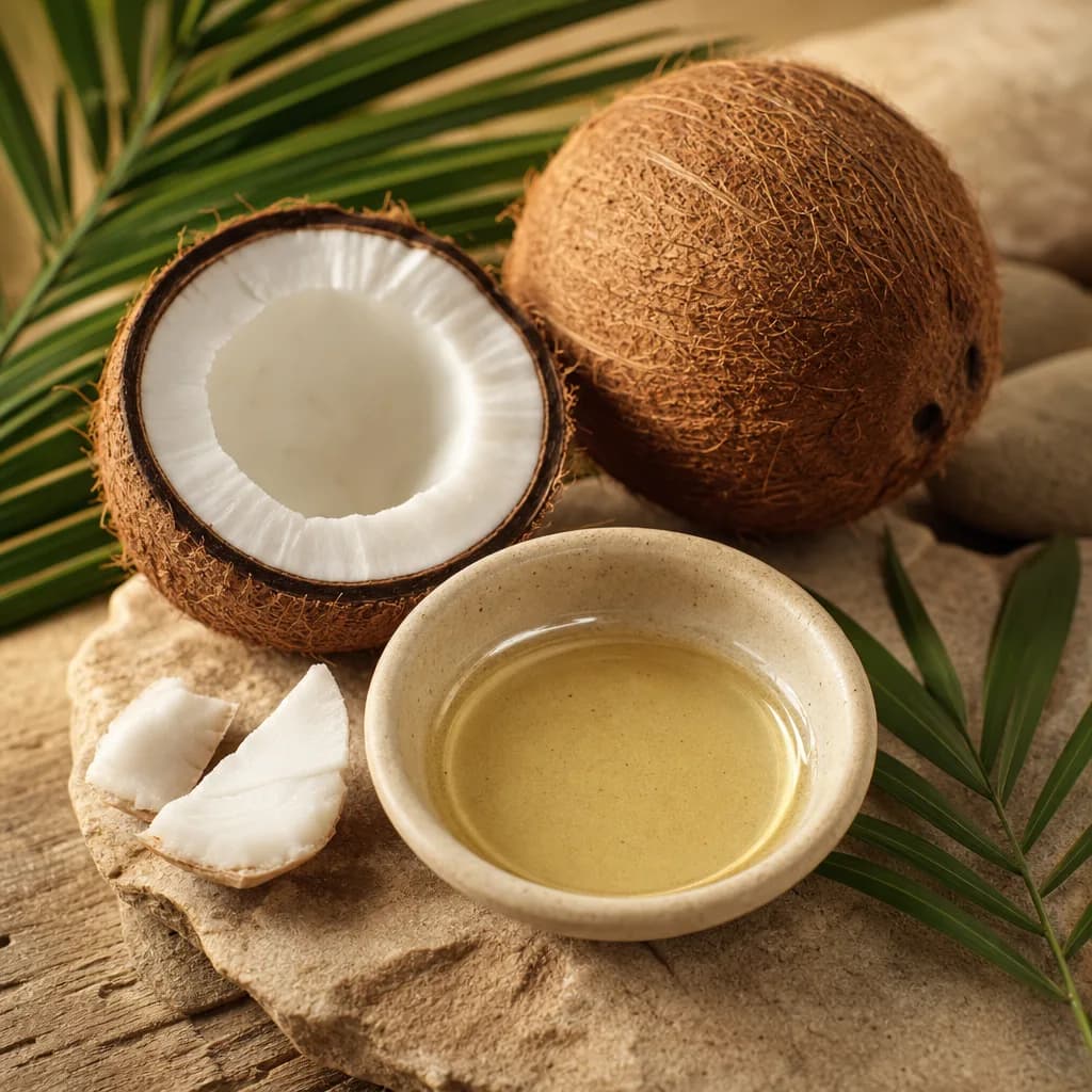 Photo-style ingredient image representing Coconut Oil.